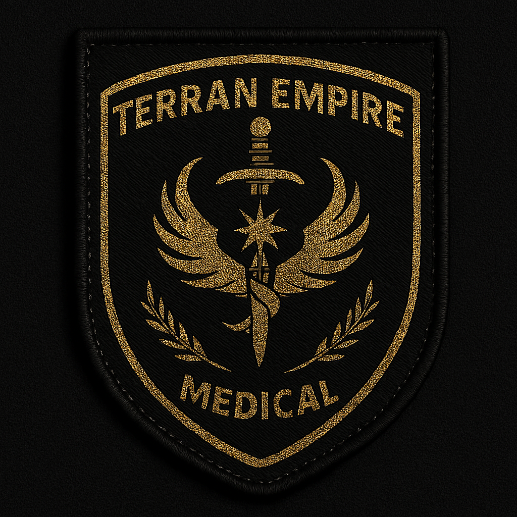 Gold Terran Empire Medical phoenix patch